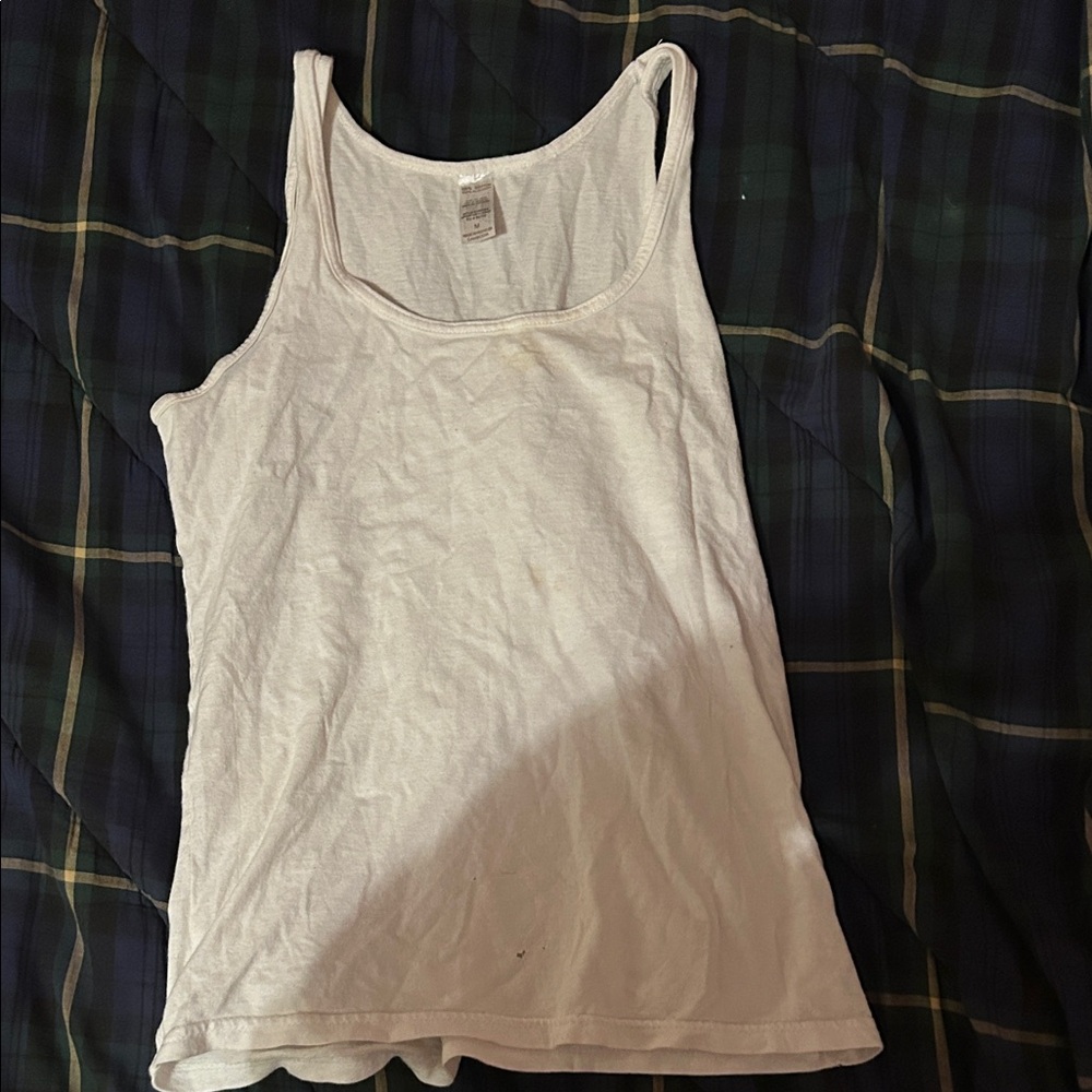 Kids White Tank Top